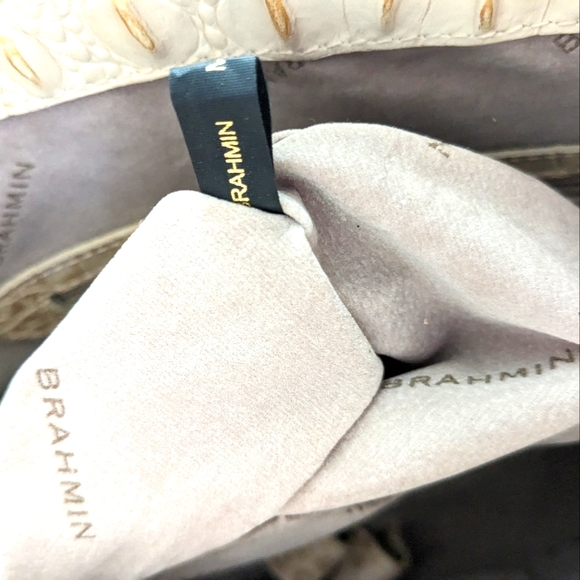 Brahmin EUC Crystal Melbourne Embossed Croc Leather Tote Shoulder Bag - Picture 14 of 14